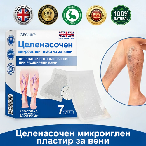 🎁GFOUK® Целенасочен микроиглен пластир за вени⚡Незабавно облекчение · Дълготрайни резултати