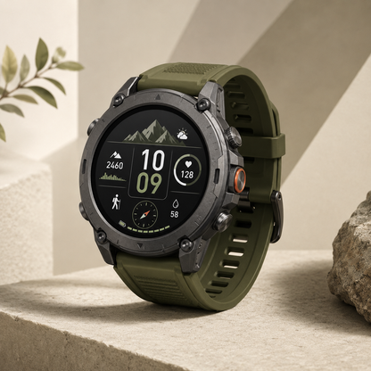 Rugged Outdoor Smart Watch for Sports, Hiking & Everyday Use