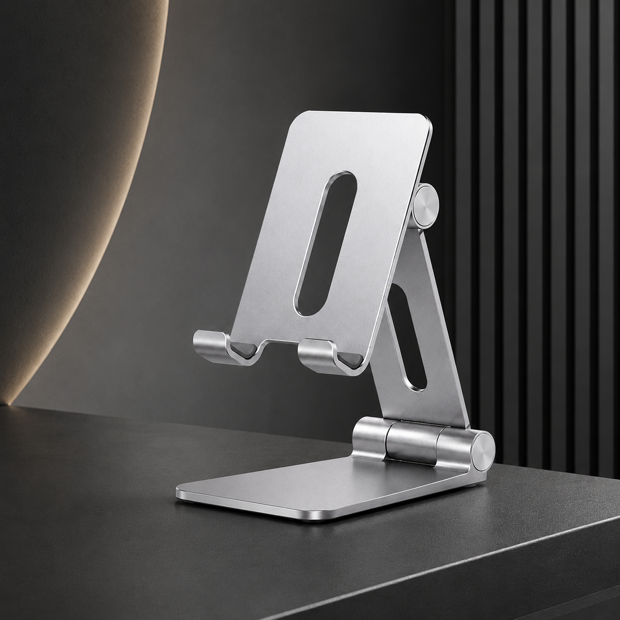 Adjustable Foldable Phone Stand for Desk, Kitchen & Office