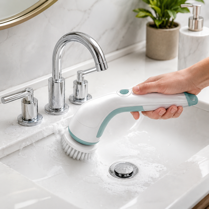 Cordless Electric Cleaning Brush for Bathroom, Kitchen, Tile & Sink Cleaning