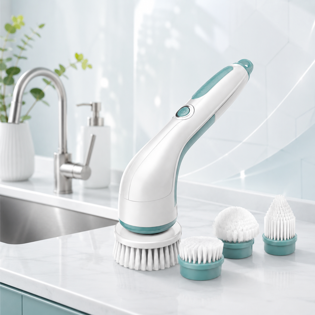 Cordless Electric Cleaning Brush for Bathroom, Kitchen, Tile & Sink Cleaning