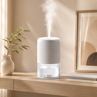 Compact Cool Mist Humidifier for Bedroom, Desk & Home